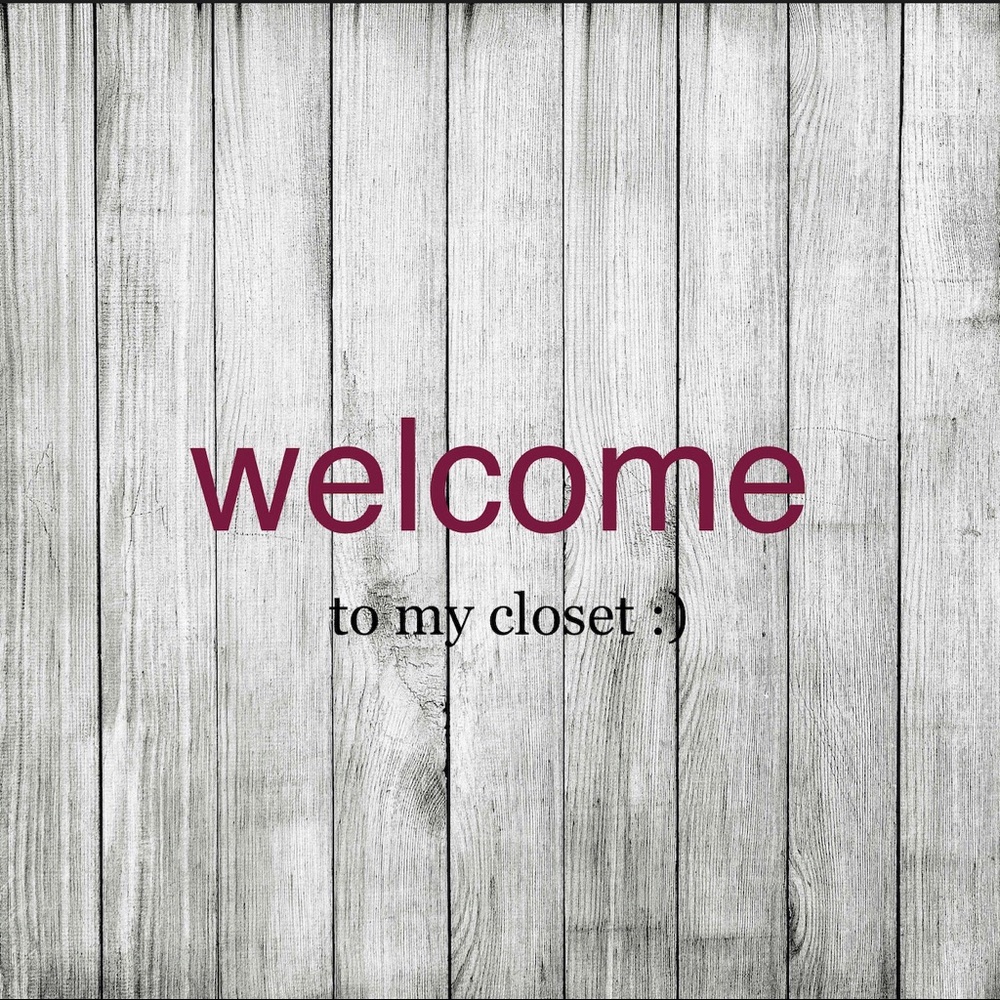 Welcome to my closet!